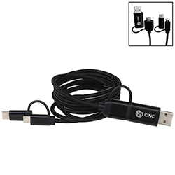 OSLO 5-IN-1 BRAIDED 6FT CHARGING CABLE