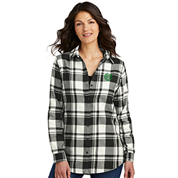 LADIES PLAID FLANNEL TUNIC